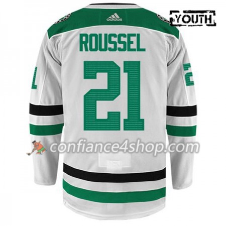 Adidas Maillot de Hockey Dallas Stars ANTOINE ROUSSEL 21 Blanc Authentic - Enfant